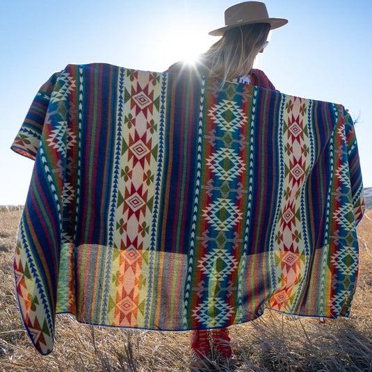 Andean Alpaca Wool Blanket - Galapagos by Alpaca Threadz