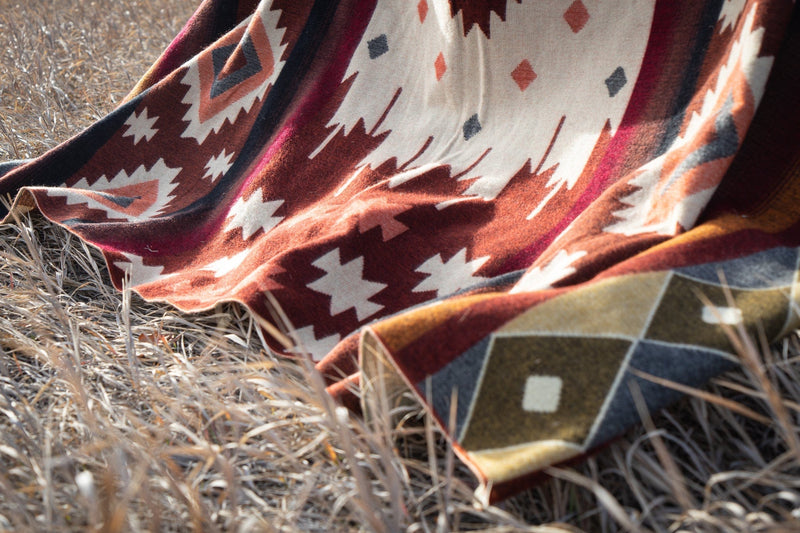 Load image into Gallery viewer, Andean Alpaca Wool Blanket - Western by Alpaca Threadz