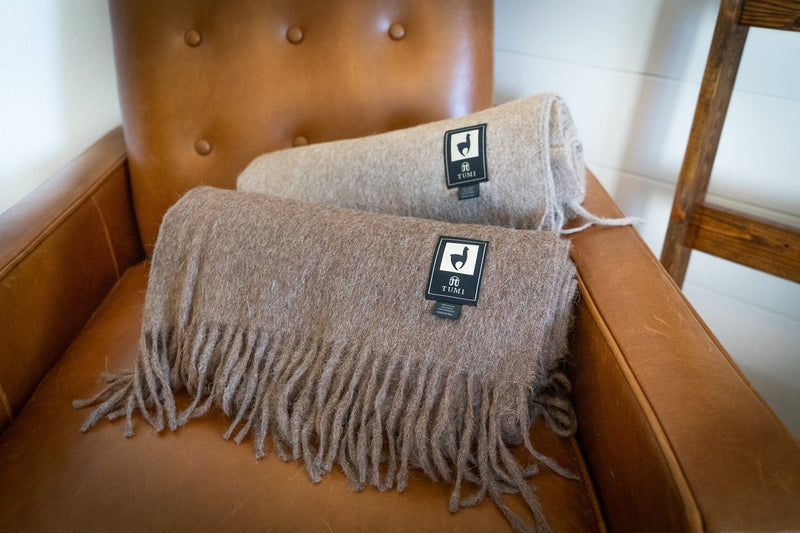 Load image into Gallery viewer, Alpaca Wool Throw Blanket - Solid Colors by Alpaca Threadz
