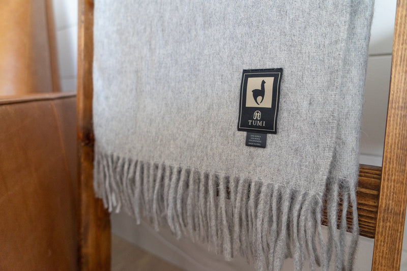 Load image into Gallery viewer, Alpaca Wool Throw Blanket - Solid Colors by Alpaca Threadz