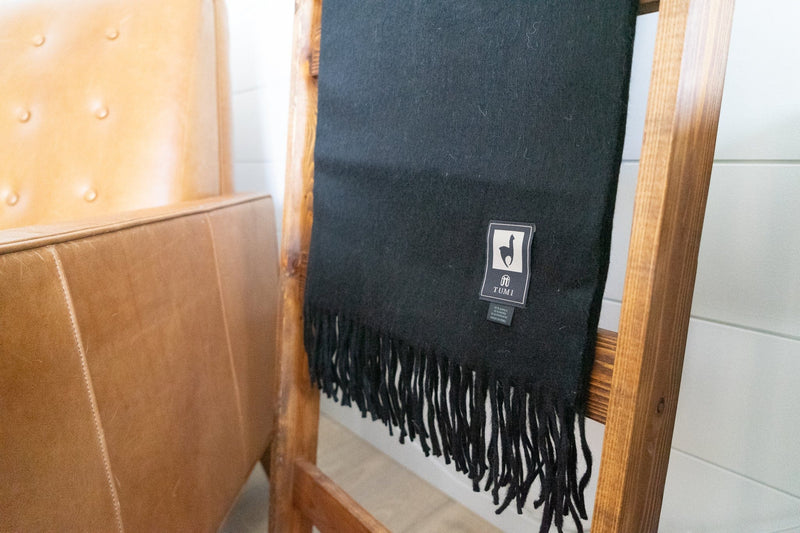 Load image into Gallery viewer, Alpaca Wool Throw Blanket - Solid Colors by Alpaca Threadz