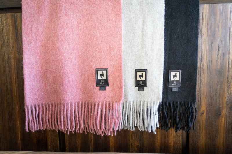 Load image into Gallery viewer, Alpaca Wool Throw Blanket - Solid Colors by Alpaca Threadz
