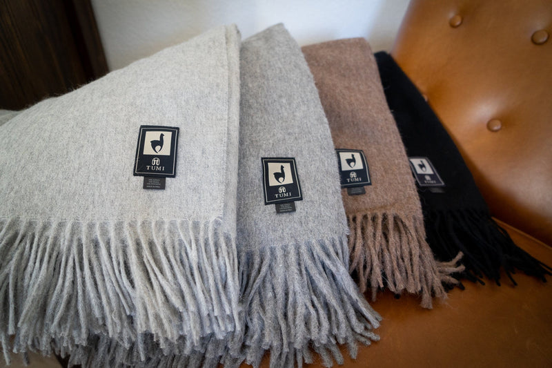 Load image into Gallery viewer, Alpaca Wool Throw Blanket - Solid Colors by Alpaca Threadz