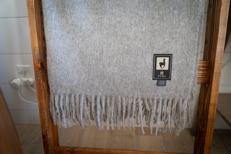 Load image into Gallery viewer, Alpaca Wool Throw Blanket - Solid Colors by Alpaca Threadz
