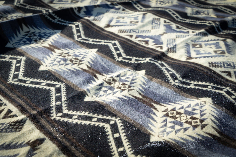 Load image into Gallery viewer, Andean Alpaca Wool Blanket - Slate by Alpaca Threadz
