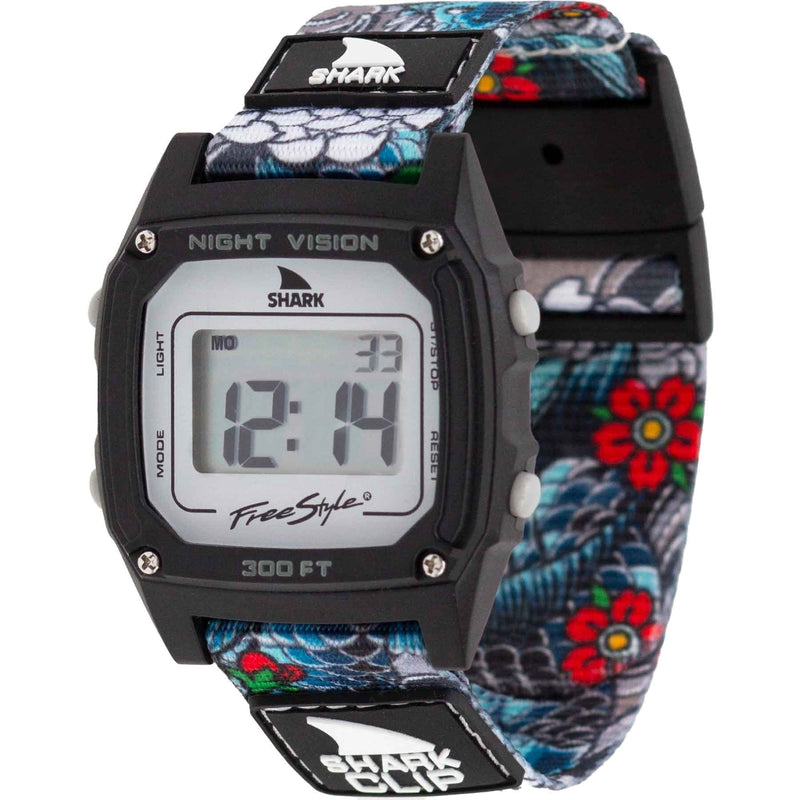 Load image into Gallery viewer, Shark Classic Clip D-koi Tattoo Black Watch
