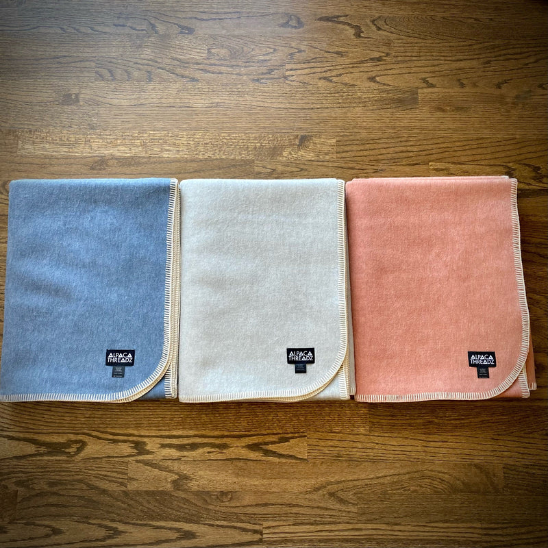 Load image into Gallery viewer, Alpaca Camp Throw - Solids by Alpaca Threadz