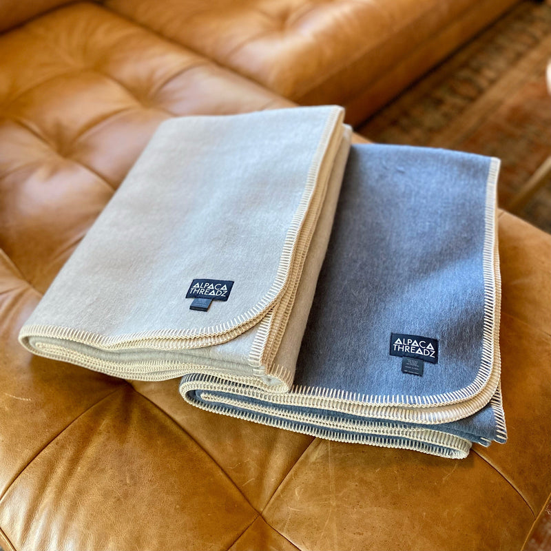 Load image into Gallery viewer, Alpaca Camp Throw - Solids by Alpaca Threadz