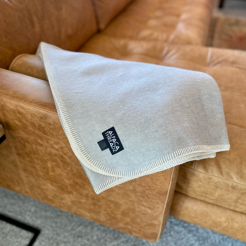 Load image into Gallery viewer, Alpaca Camp Throw - Solids by Alpaca Threadz