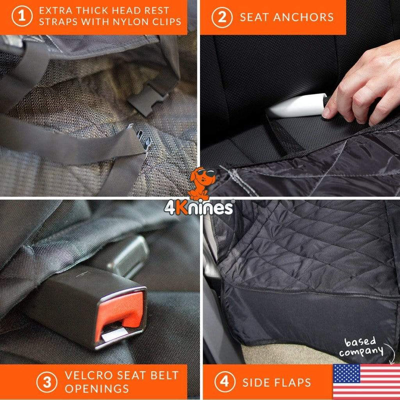 Load image into Gallery viewer, Dog Rear Seat Cover with Hammock by 4Knines®
