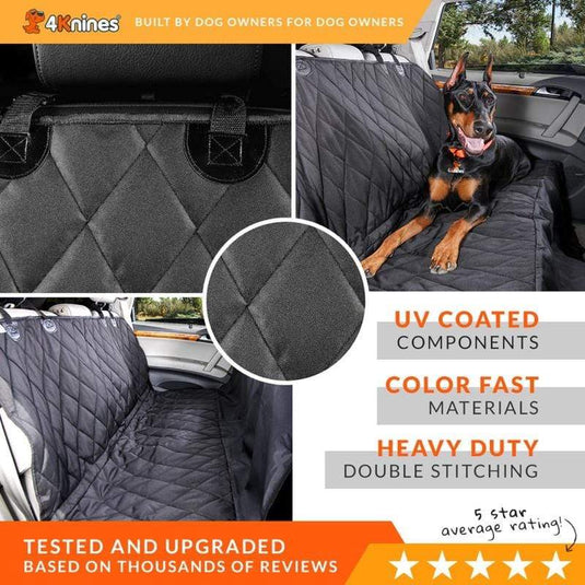 Dog Rear Seat Cover with Hammock by 4Knines®