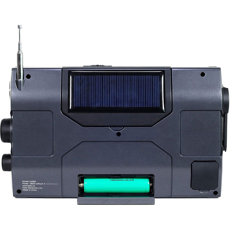 Load image into Gallery viewer, Kaito KA900 Voyager Max Solar Crank AM/FM/SW NOAA Weather Radio with Bluetooth