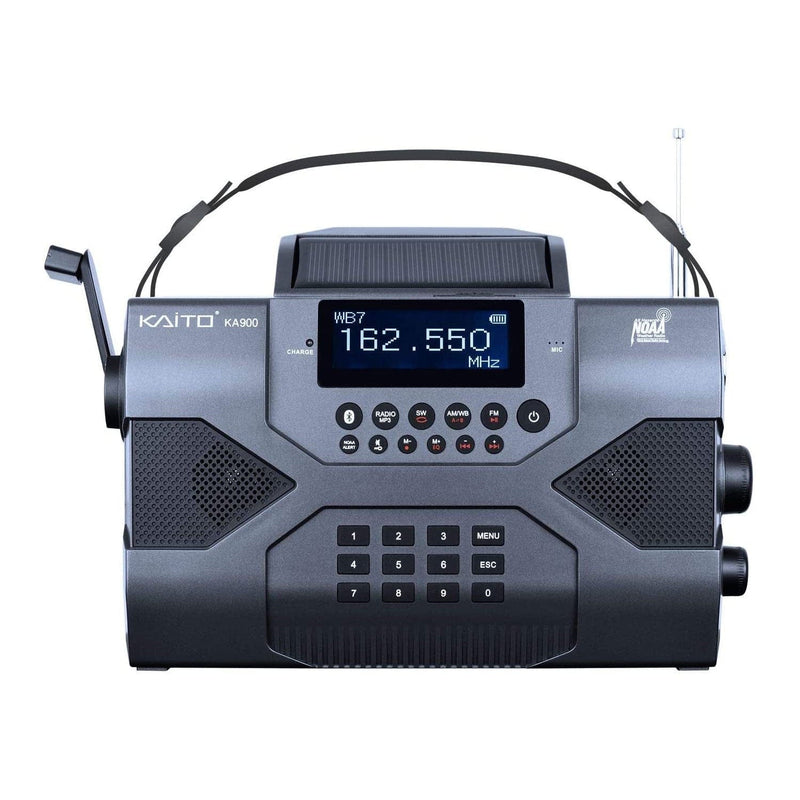 Load image into Gallery viewer, Kaito KA900 Voyager Max Solar Crank AM/FM/SW NOAA Weather Radio with Bluetooth