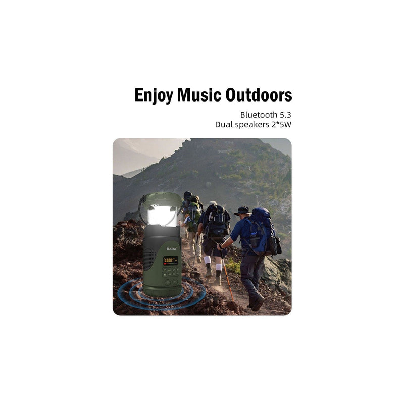Load image into Gallery viewer, Kaito KL101 Emergency Camping Lantern & Flashlight with AM/FM/NOAA Weather Radio