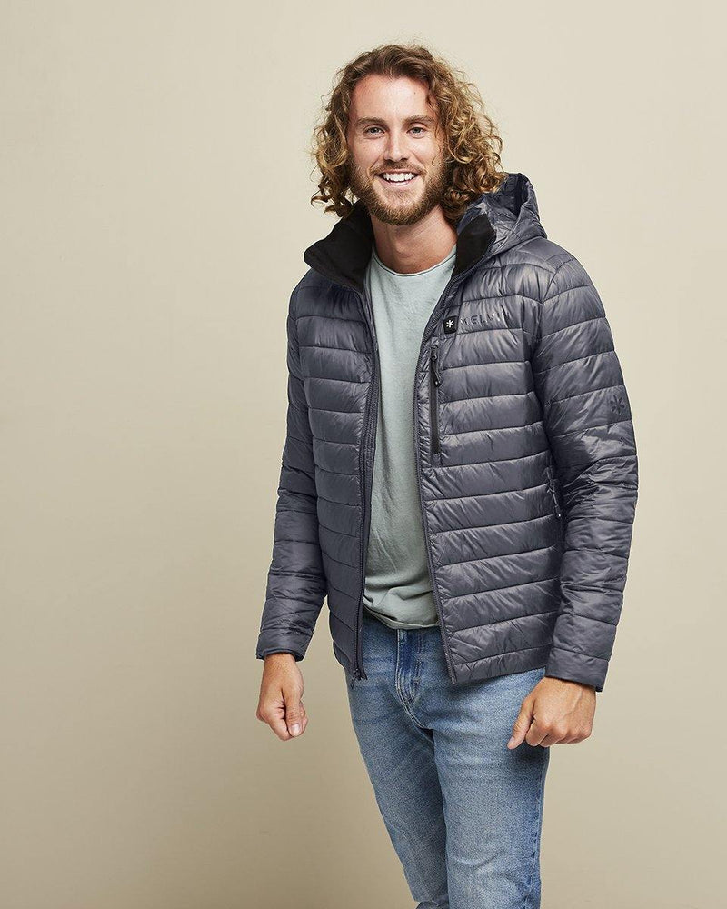 Load image into Gallery viewer, Phantom Men’s Heated Jacket Grey by Kelvin Coats