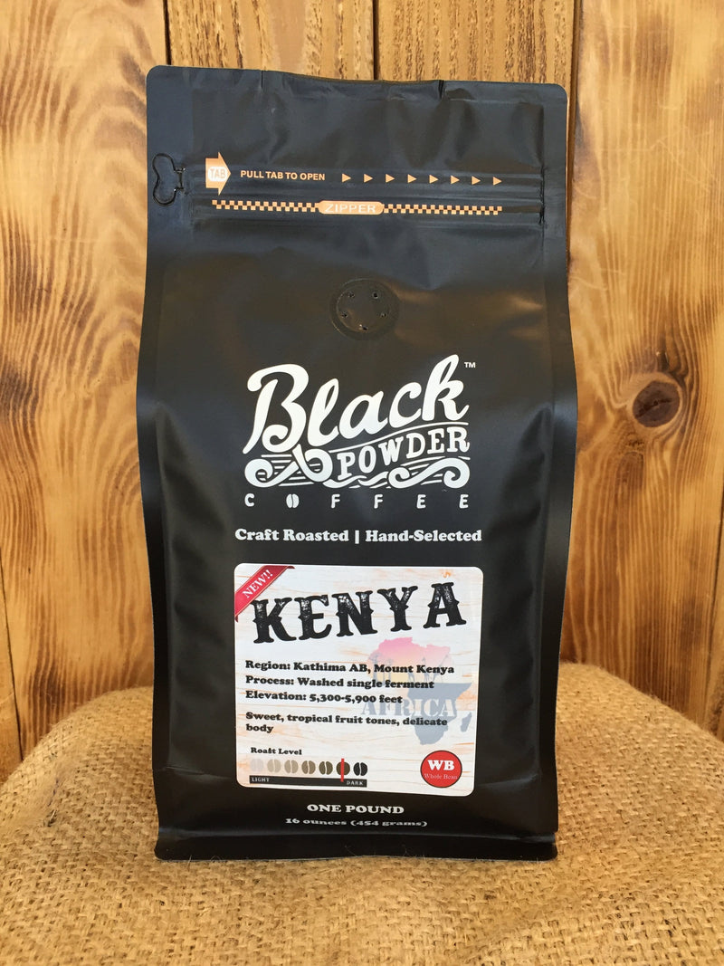 Load image into Gallery viewer, Kenya Lenana AB Craft Roasted Coffee | Medium Dark Roast by Black Powder Coffee