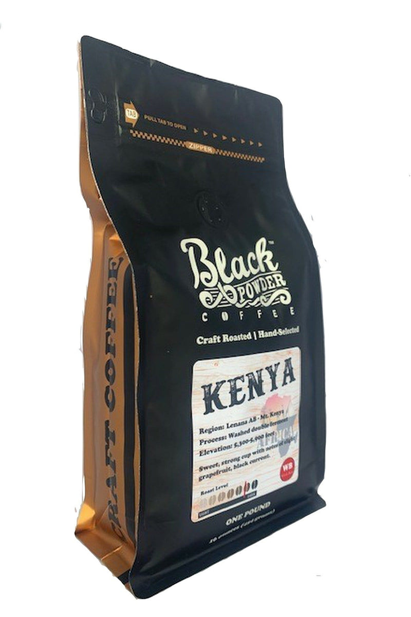 Load image into Gallery viewer, Kenya Lenana AB Craft Roasted Coffee | Medium Dark Roast by Black Powder Coffee