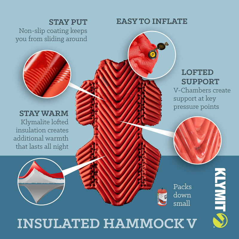 Load image into Gallery viewer, Insulated Hammock V Sleeping Pad by Klymit
