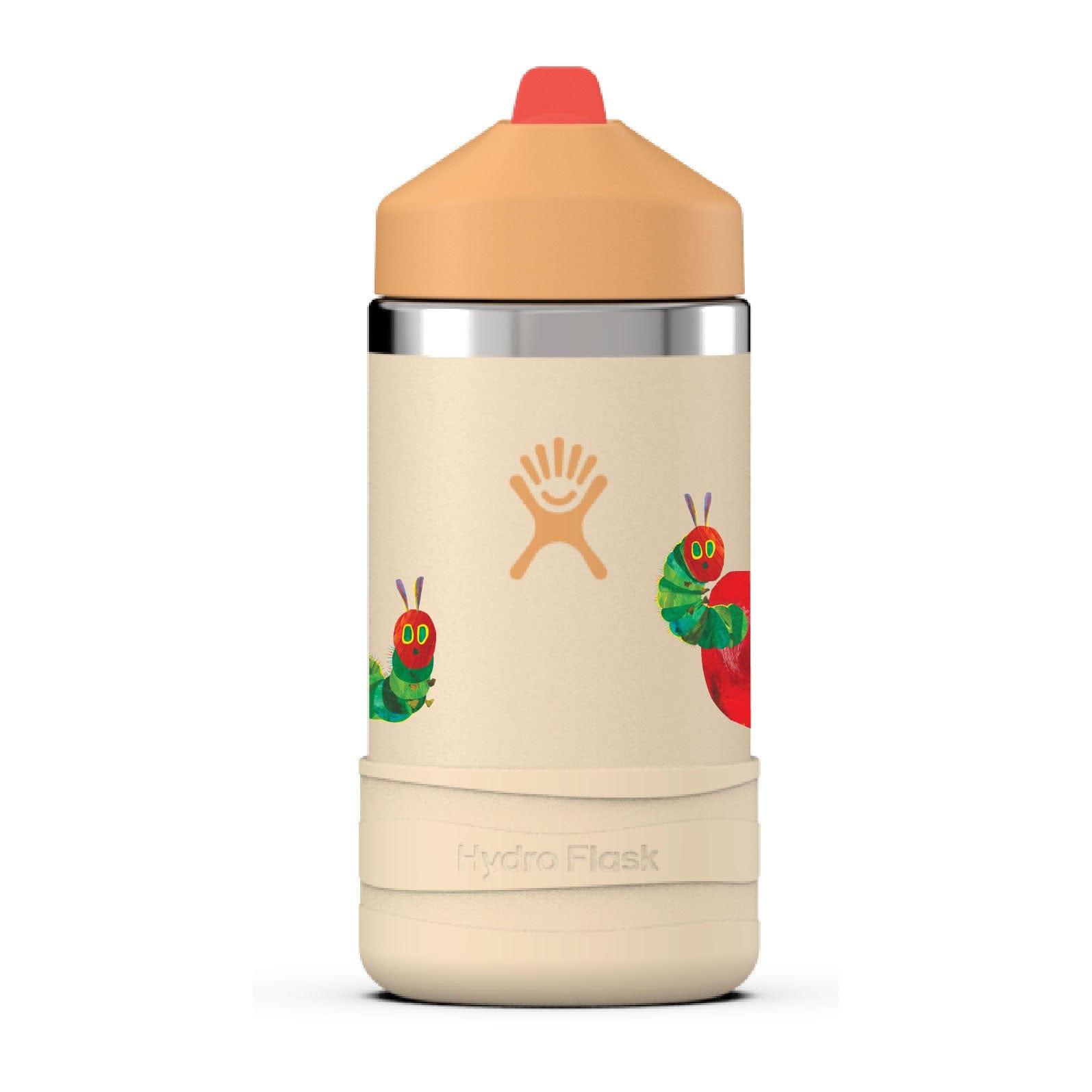 Hydro Flask Kids 12 Oz Wide Straw Cap And Boot Hungry Caterpillar