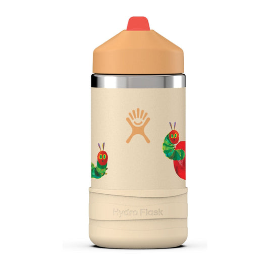 Hydro Flask Kids 12 Oz Wide Straw Cap And Boot Hungry Caterpillar