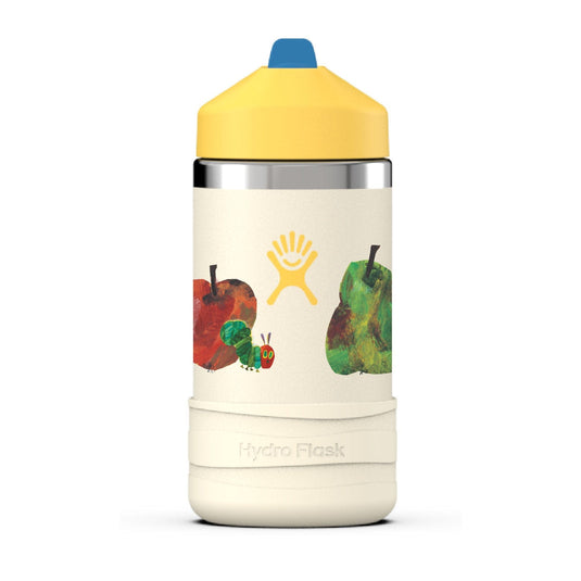 Hydro Flask Kids 12 Oz Wide Straw Cap And Boot Hungry Caterpillar