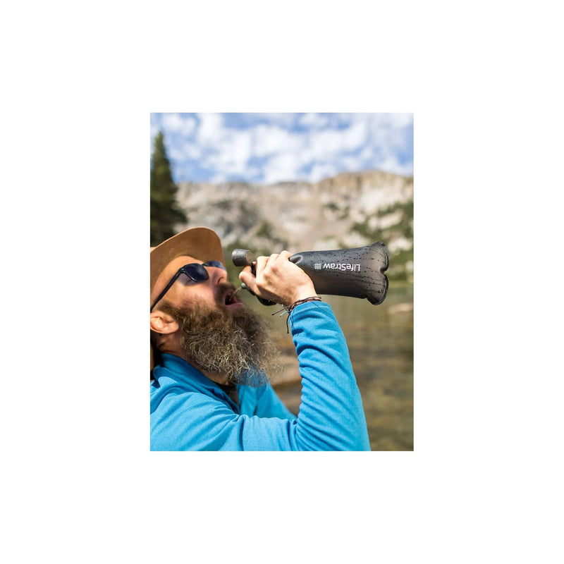 Load image into Gallery viewer, LifeStraw Peak Series Collapsible Squeeze Water Bottle Filter System; 1L
