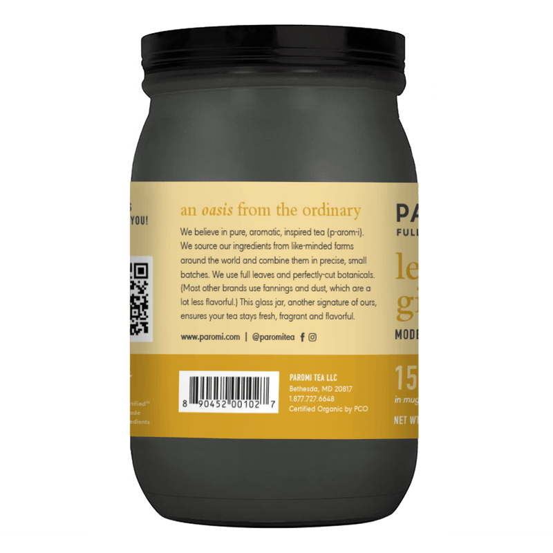 Load image into Gallery viewer, Organic Lemon Ginger Oolong Tea, Full Leaf, in Pyramid Tea Bags by Paromi Tea