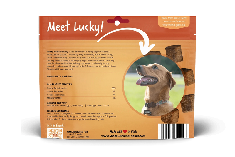 Load image into Gallery viewer, Lucky & Friends Beef Liver Dog Treats