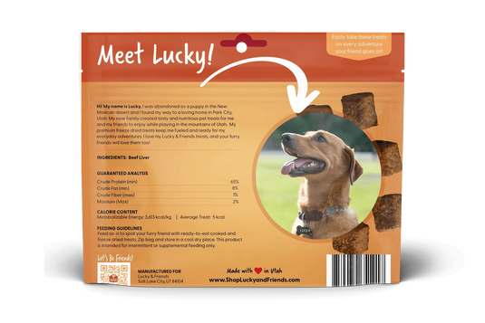 Lucky & Friends Beef Liver Dog Treats