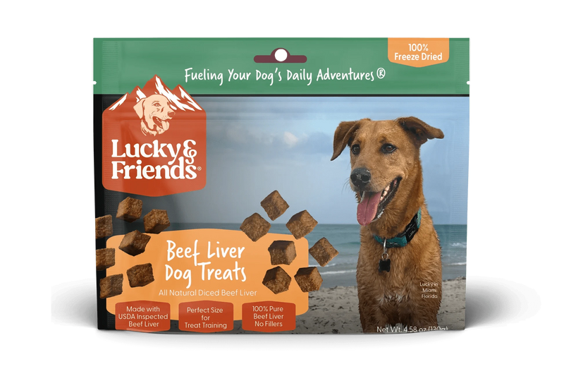 Load image into Gallery viewer, Lucky & Friends Beef Liver Dog Treats