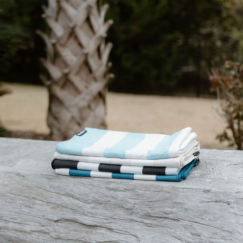 Load image into Gallery viewer, Nomadix Original Towel Cabana Stripe Sky Blue