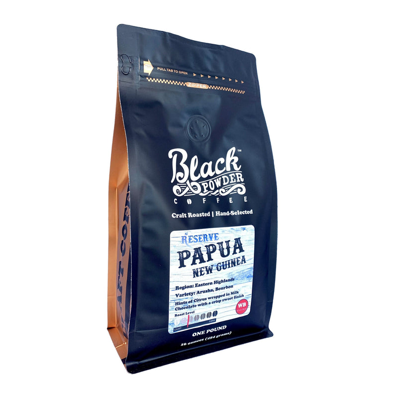 Load image into Gallery viewer, Papua New Guinea Baroida | Limited Reserve | Medium City Roast by Black Powder Coffee