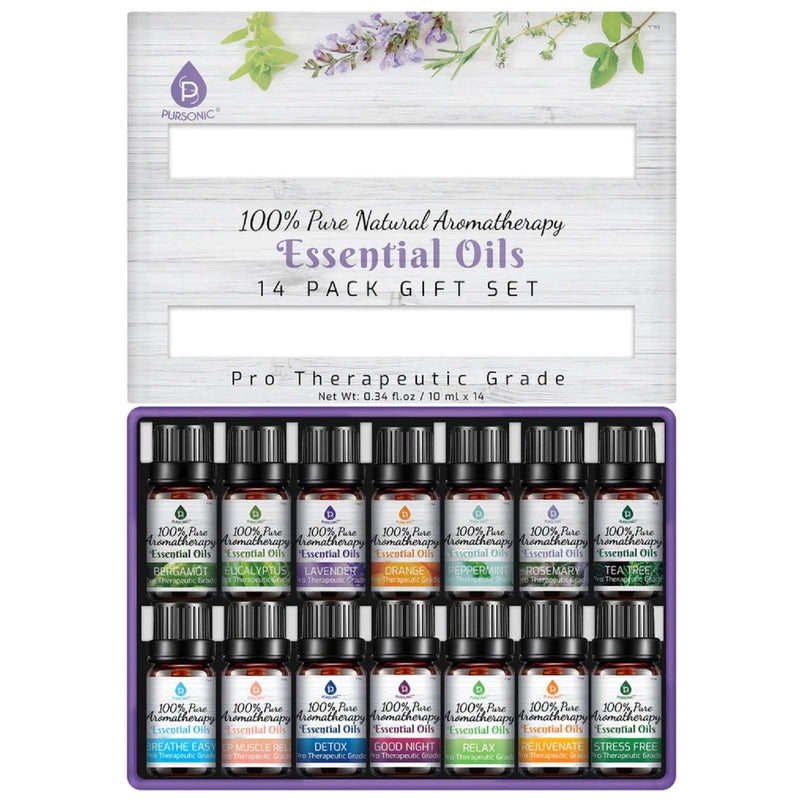 Load image into Gallery viewer, 15 Pack of 100% Pure Essential Aromatherapy Oils by Pursonic