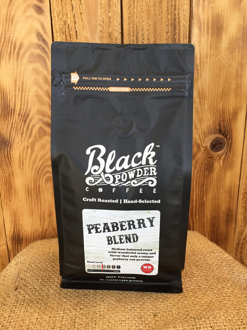 Load image into Gallery viewer, Peaberry Blend | Medium Roast Coffee by Black Powder Coffee