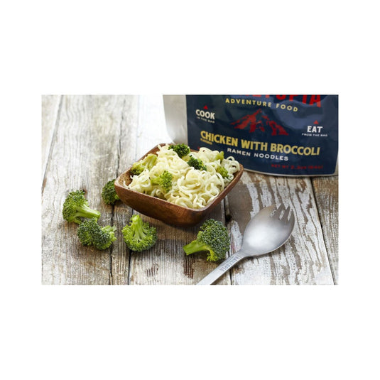 Trailtopia Adventure Food- Chicken with Broccoli Flavored Ramen Noodles