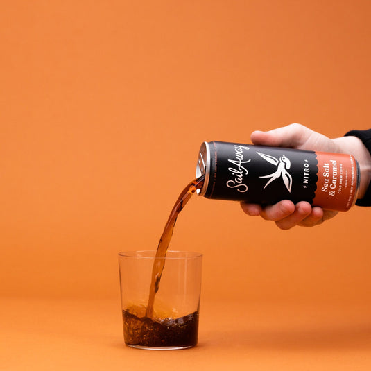 Nitro Cold Brew Coffee (Sea Salt & Caramel) by Sail Away Coffee Co.