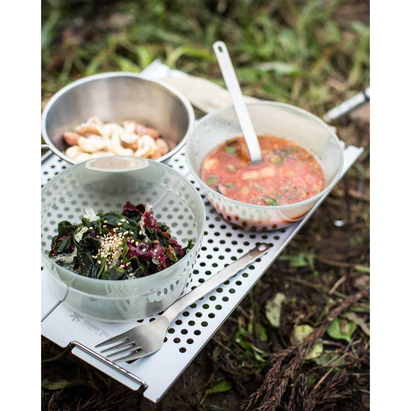 Load image into Gallery viewer, Snow Peak Titanium Fork & Spoon Set