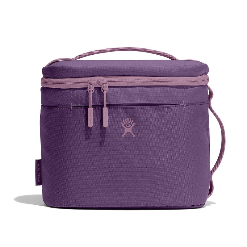 Load image into Gallery viewer, Purple cooler bag with a visible brand logo on a white background