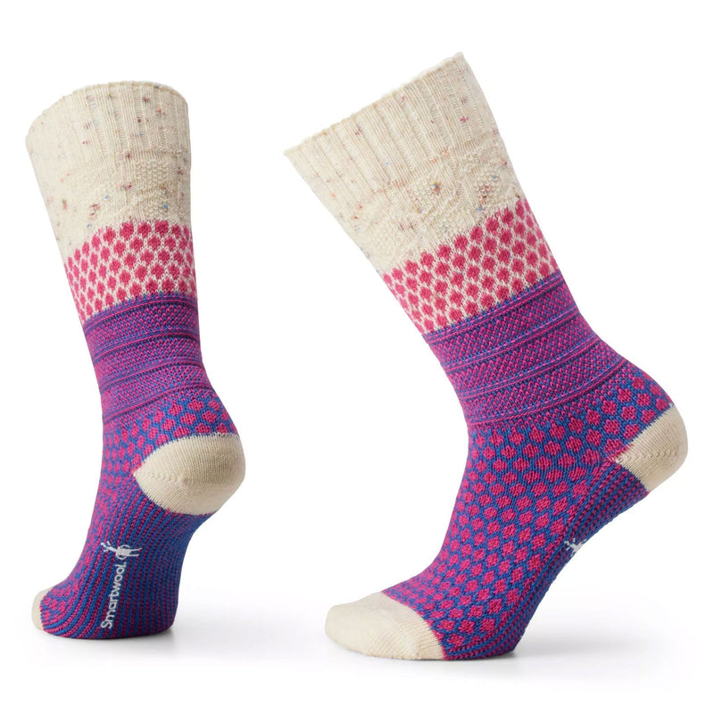 Load image into Gallery viewer, Smartwool Everyday Popcorn Cable Crew Full Cushion Socks