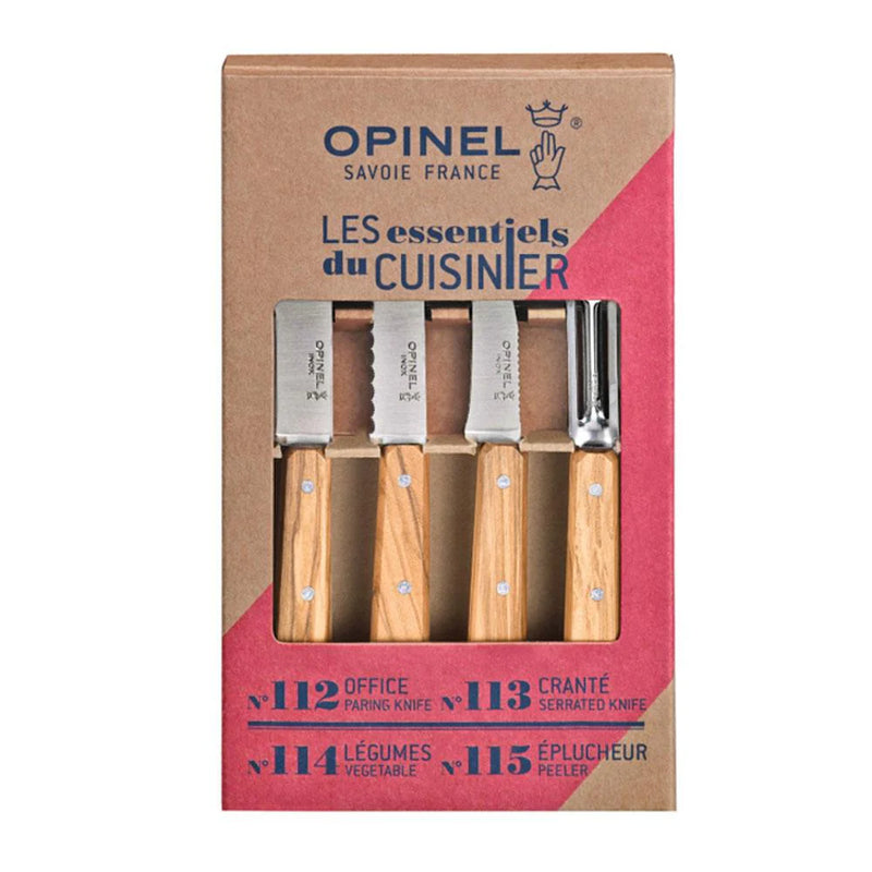 Load image into Gallery viewer, Opinel Small Kitchen Knife Set Essential