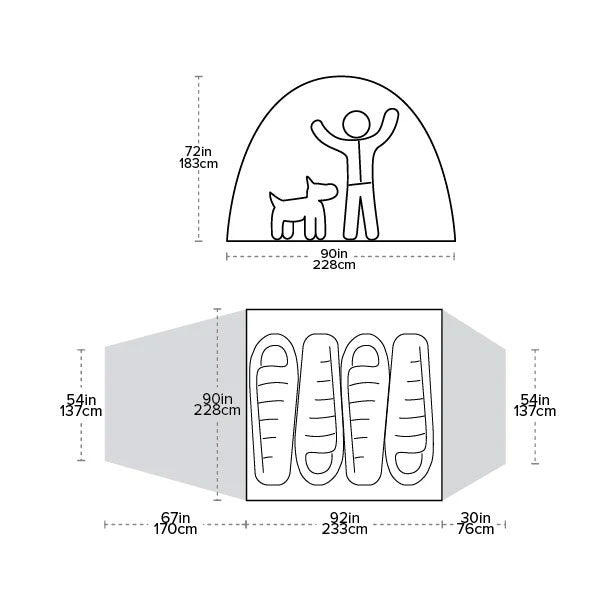 Load image into Gallery viewer, Big Agnes Bunk House 4 Tent