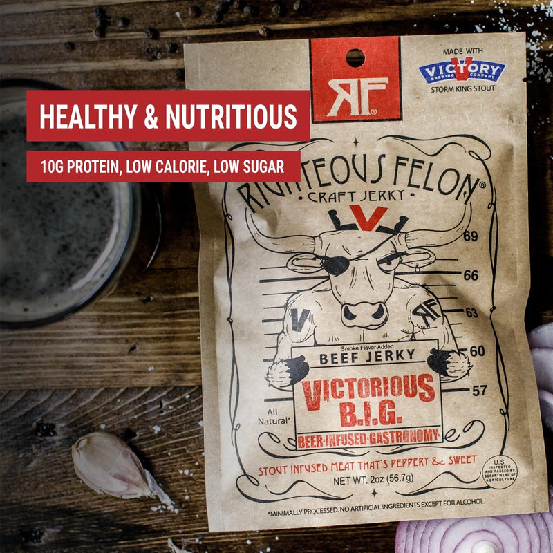 Load image into Gallery viewer, Righteous Felon Victorious B.I.G. Beef Jerky