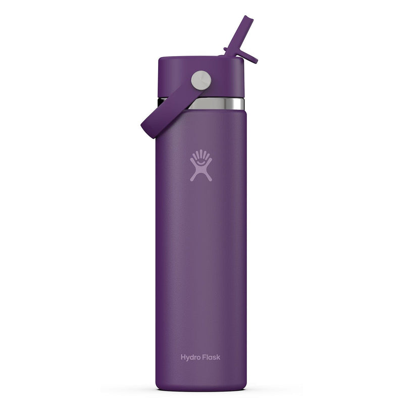 Load image into Gallery viewer, Hydro Flask 24 oz. Wide Flex Straw Cap Bottle-Beachplum Purple