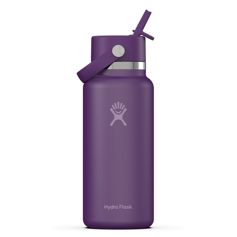 Load image into Gallery viewer, Hydro Flask 32 oz. Wide Flex Straw Cap Bottle - Beachplum Purple