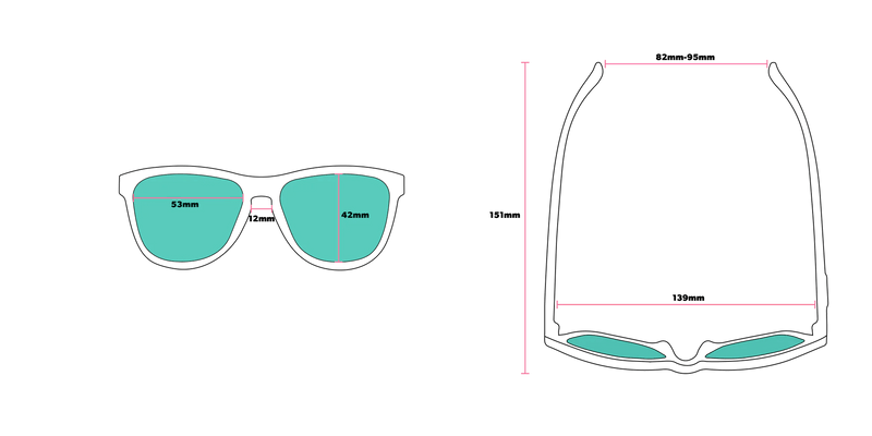 Load image into Gallery viewer, goodr OG Sunglasses - Three Parts Tee
