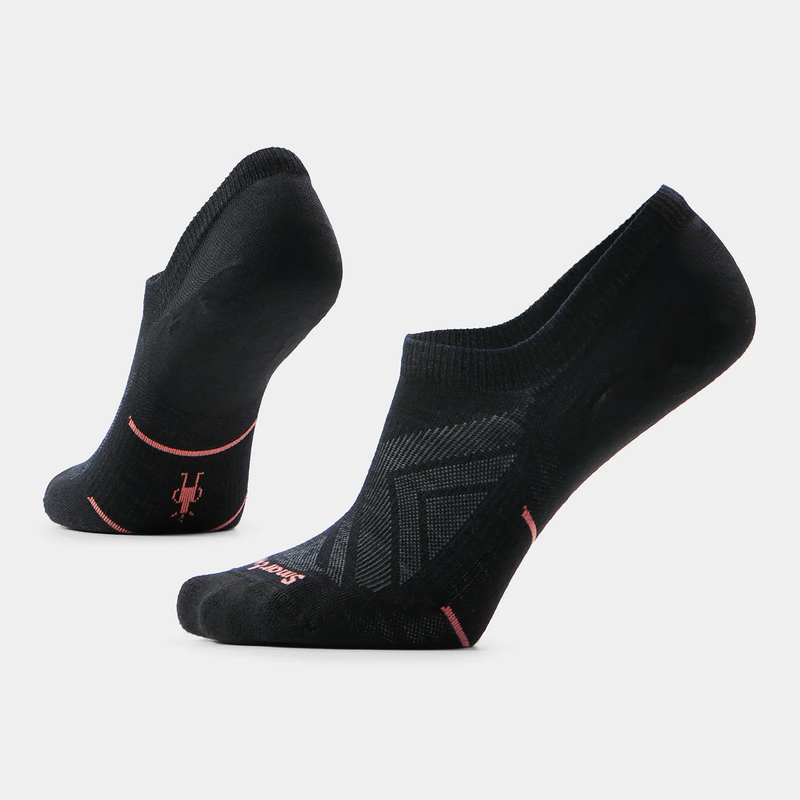 Load image into Gallery viewer, Black ankle socks with subtle design on a light gray background