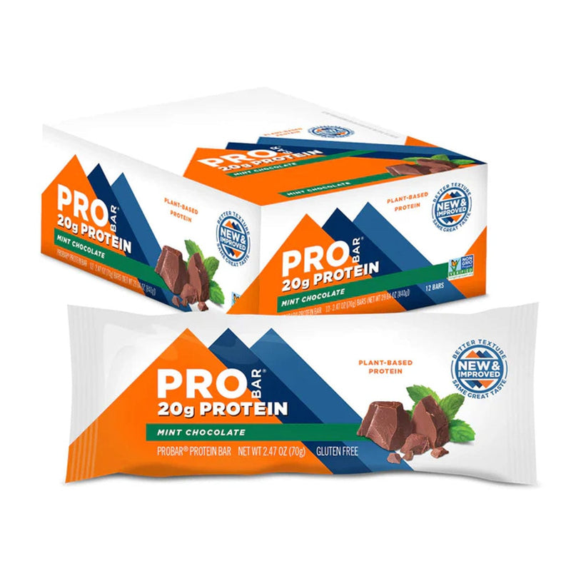 Load image into Gallery viewer, Probar Chocolate Mint Chocolate 20g Protein Bar