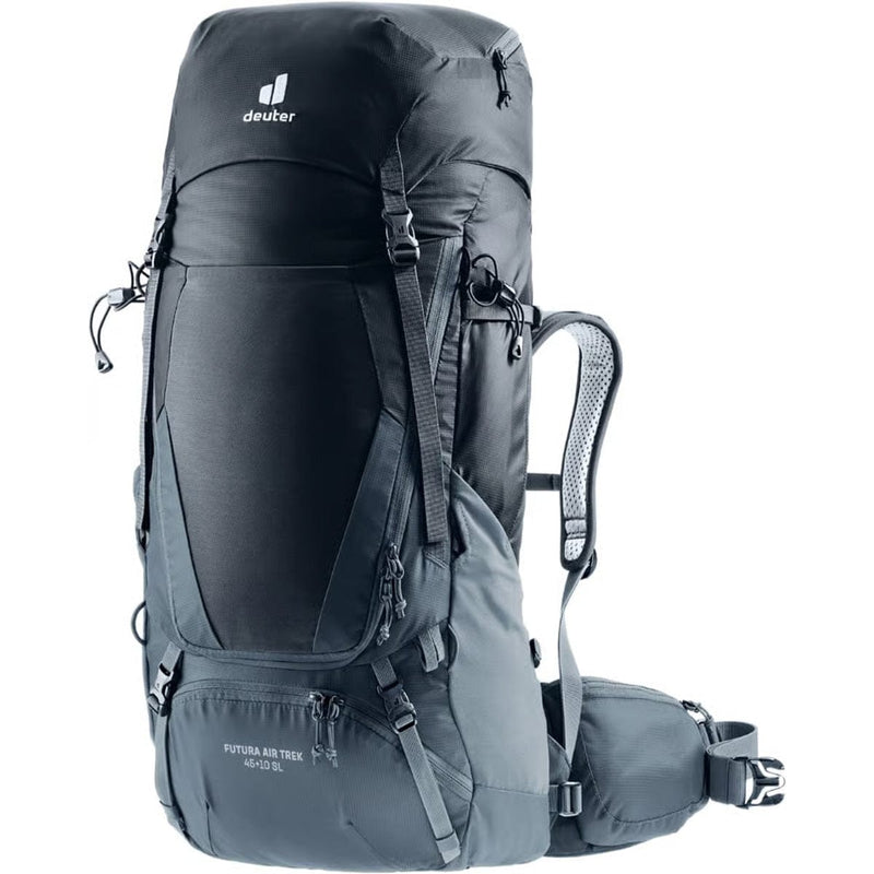 Load image into Gallery viewer, Gray hiking backpack with Deuter logo on a white background