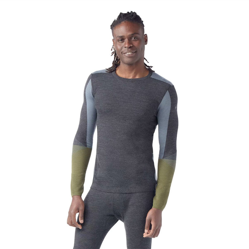 Load image into Gallery viewer, Smartwool Men's Intraknit Thermal Merino Base Layer Colorblock Crew