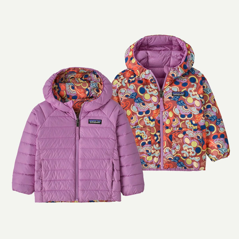 Load image into Gallery viewer, Two children's jackets with colorful patterns on a white background